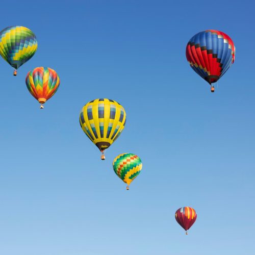 Hot air balloons