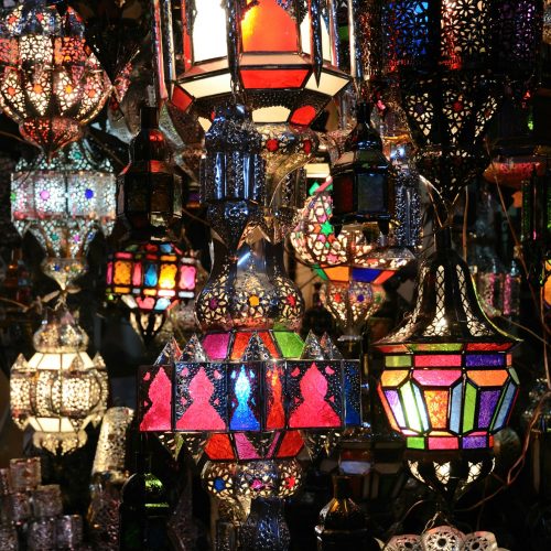 Traditional moroccan lamps